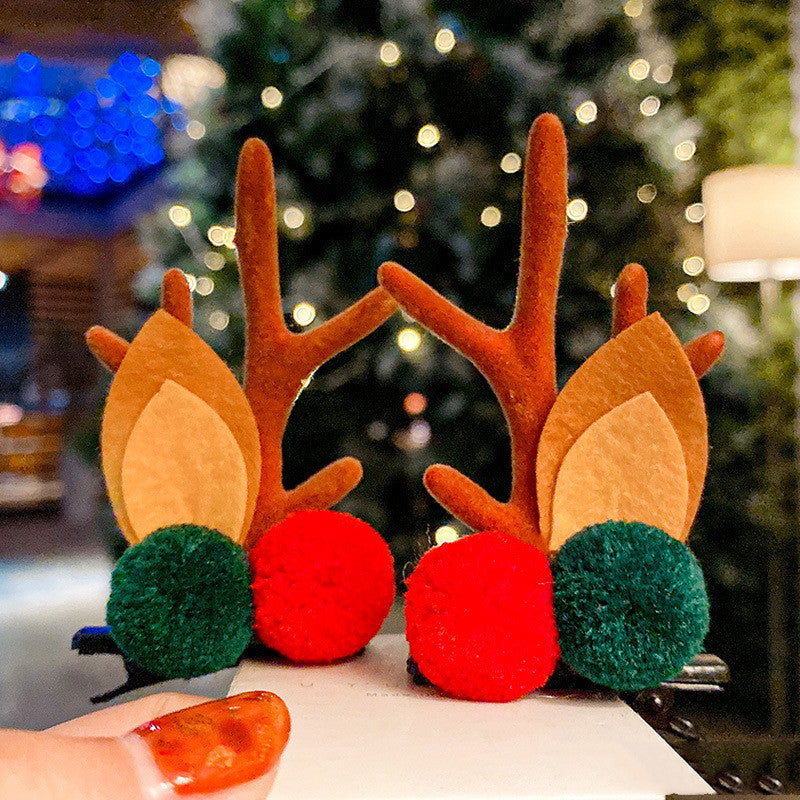 Gizlux Christmas antler hair clips - image 8