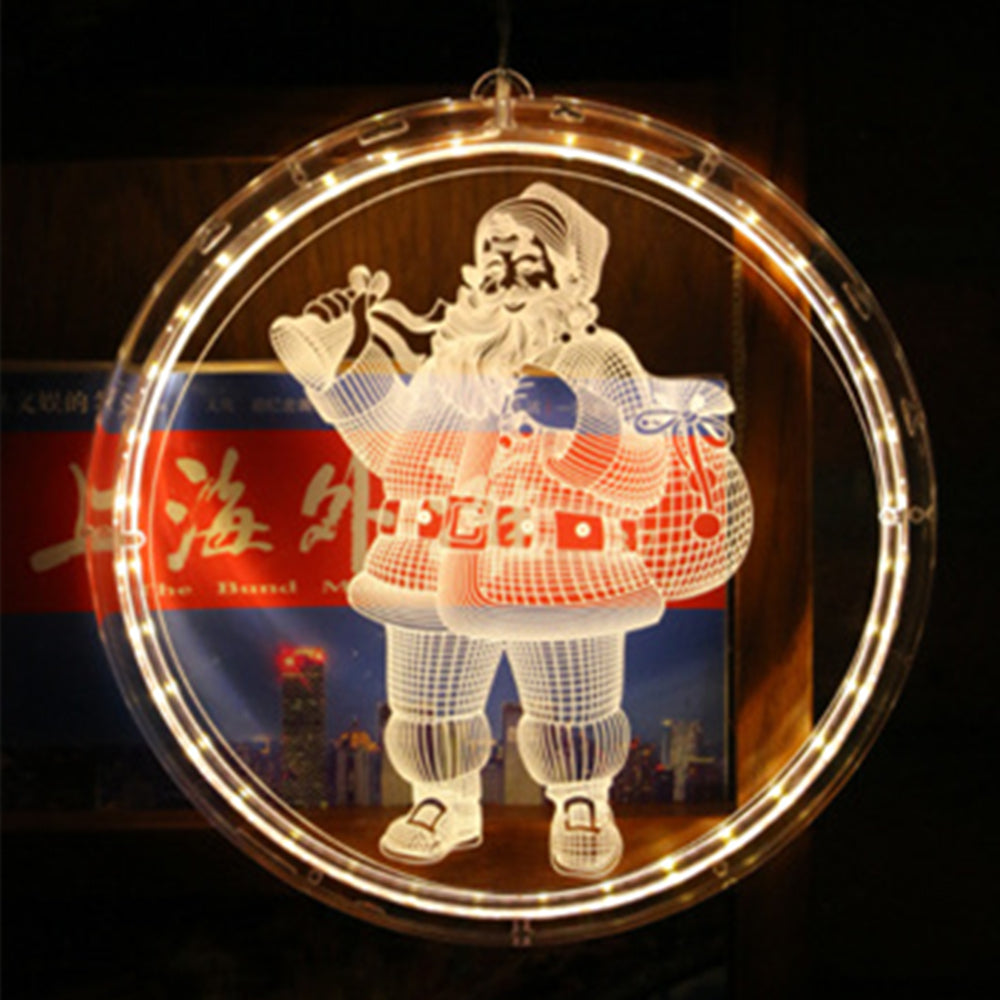 Gizlux Festive LED Christmas window silhouette lights - image 5
