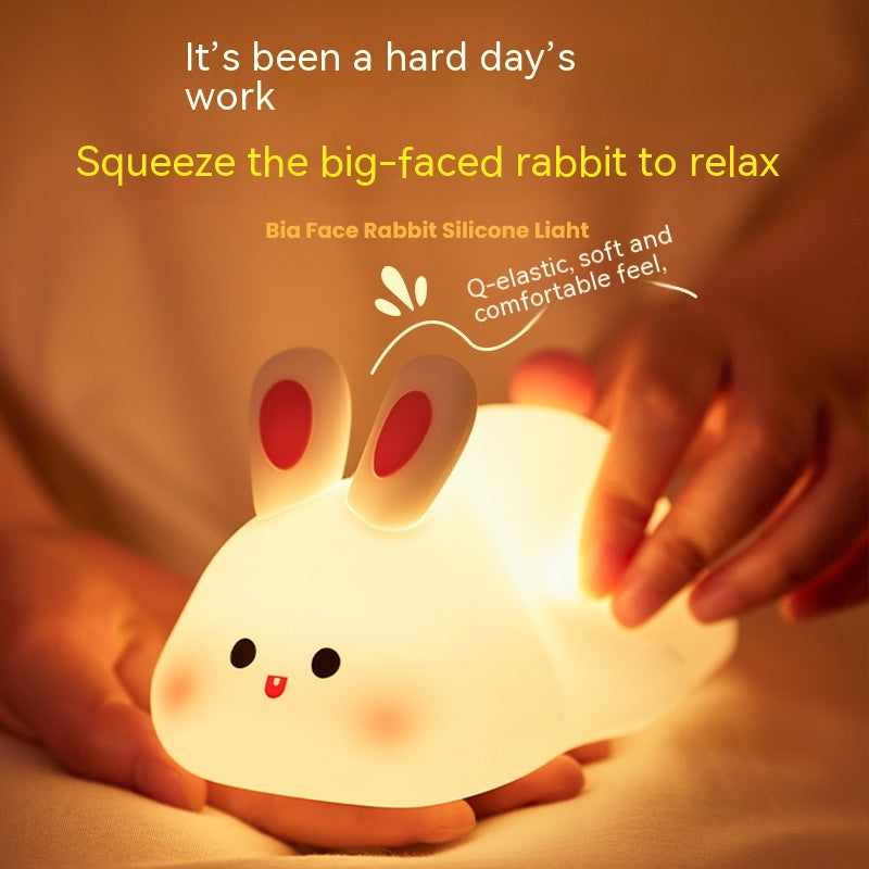 Gizlux squishy bunny silicone night light - image 3