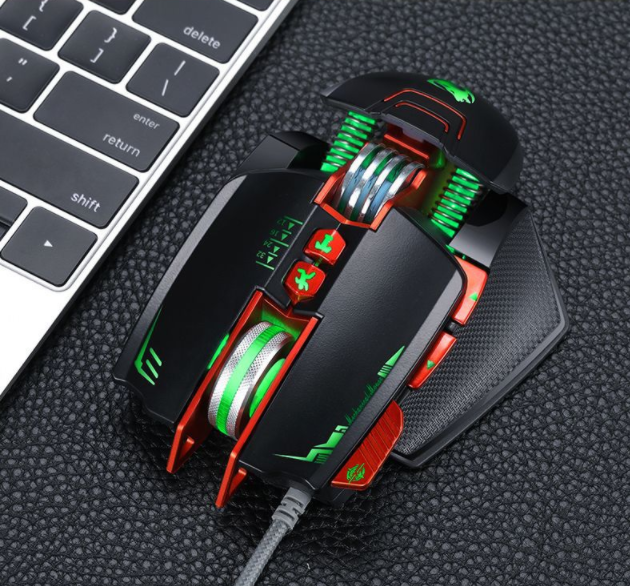 Gizlux Raptor RGB gaming mouse with adjustable weights - image 5