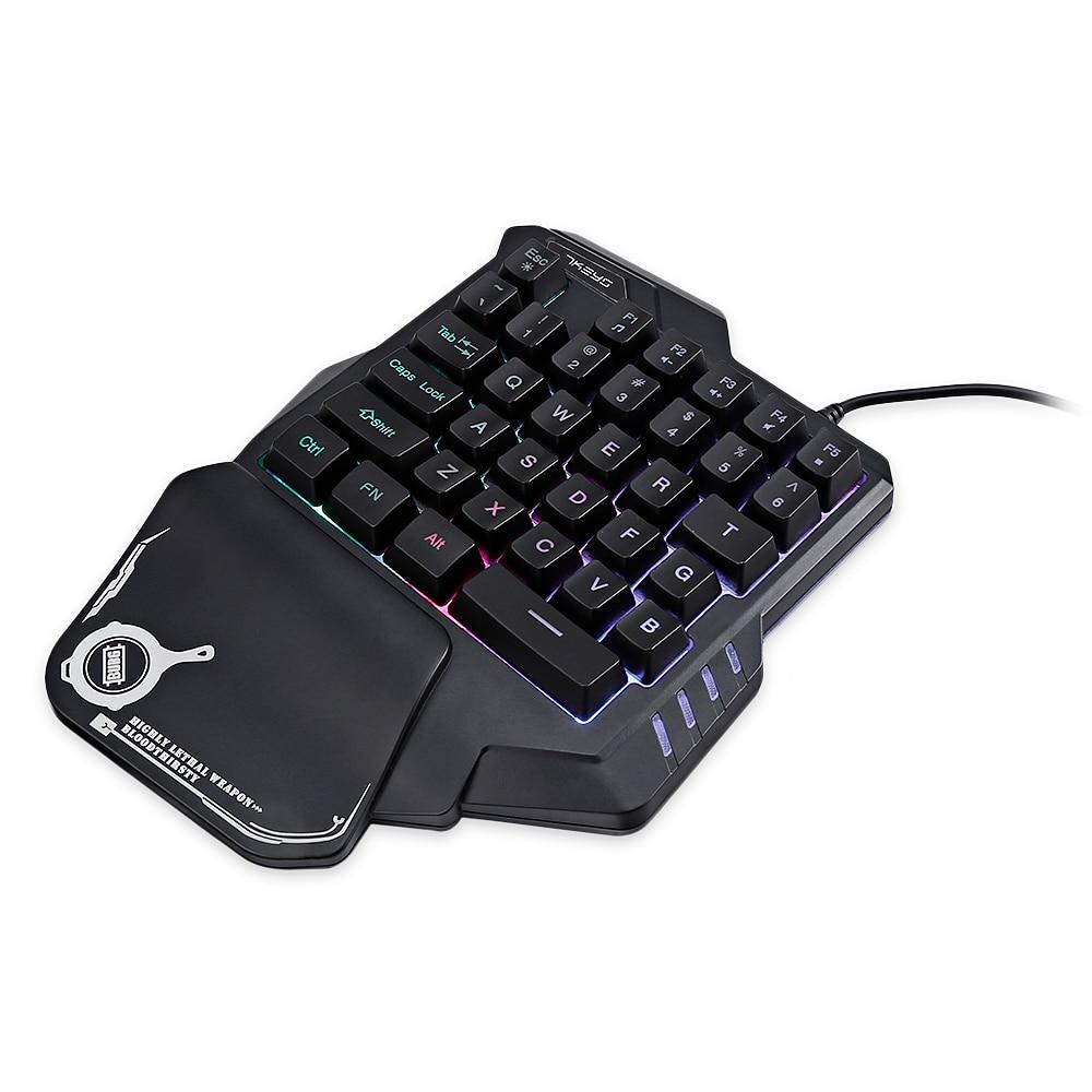 Gizlux one-handed RGB gaming keypad - image 1