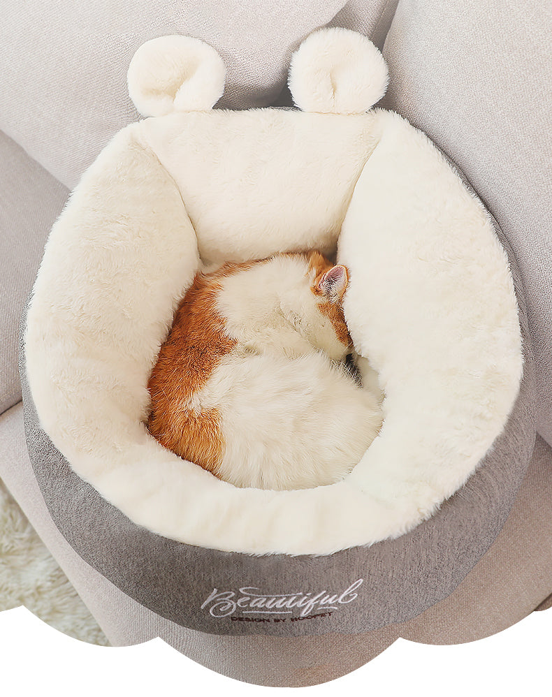 Gizlux Nestle warming pet sleeping-bag bed - image 5