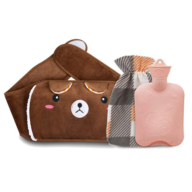 Gizlux hot water bottle with plush animal waist belt - image 4