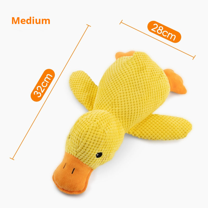 Gizlux calming plush duck dog toy - image 2