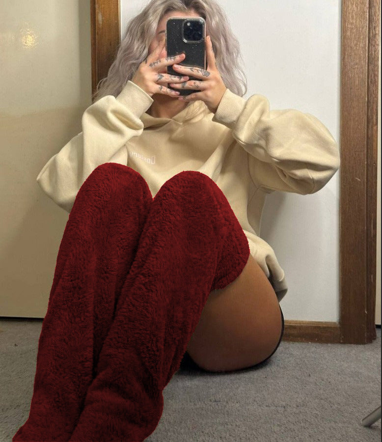 Gizlux over-the-knee fuzzy lounge socks - image 8