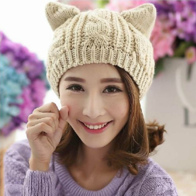 Gizlux Whisker 3D cat ear knit beanie - image 5