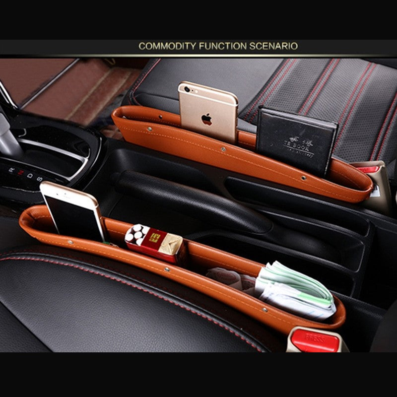 Gizlux Caddy faux leather car seat gap organizer - image 4
