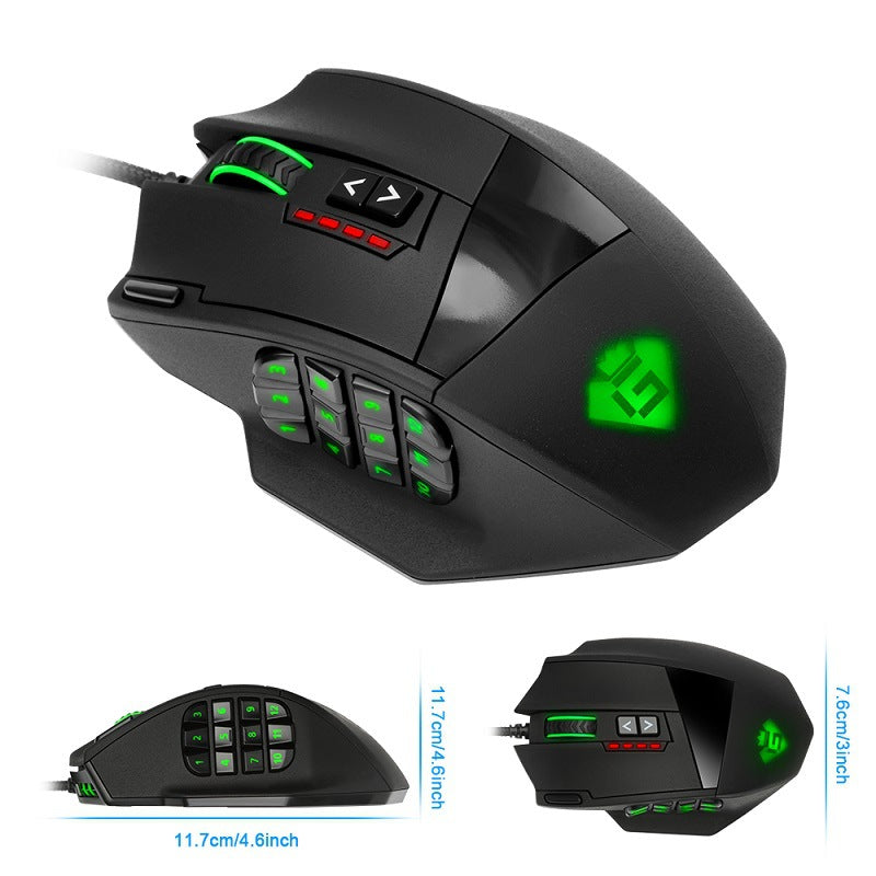 Gizlux Command 18-button MMO RGB gaming mouse - image 4