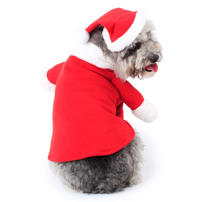 Gizlux standing Santa dog costume - image 4