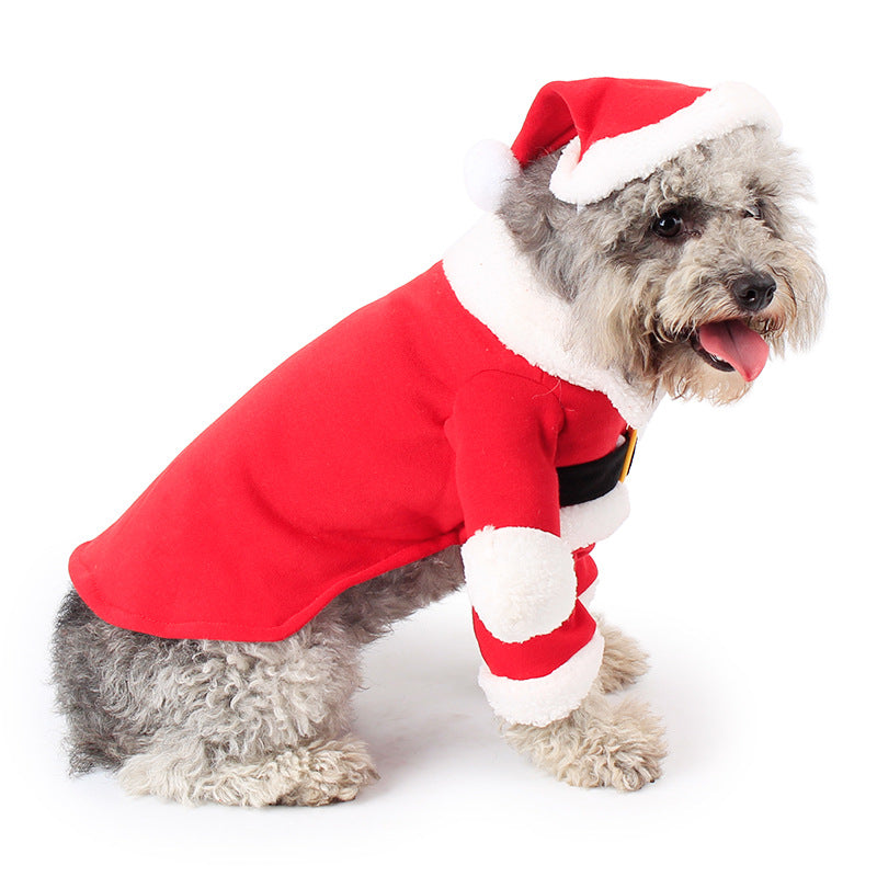 Gizlux standing Santa dog costume - image 6