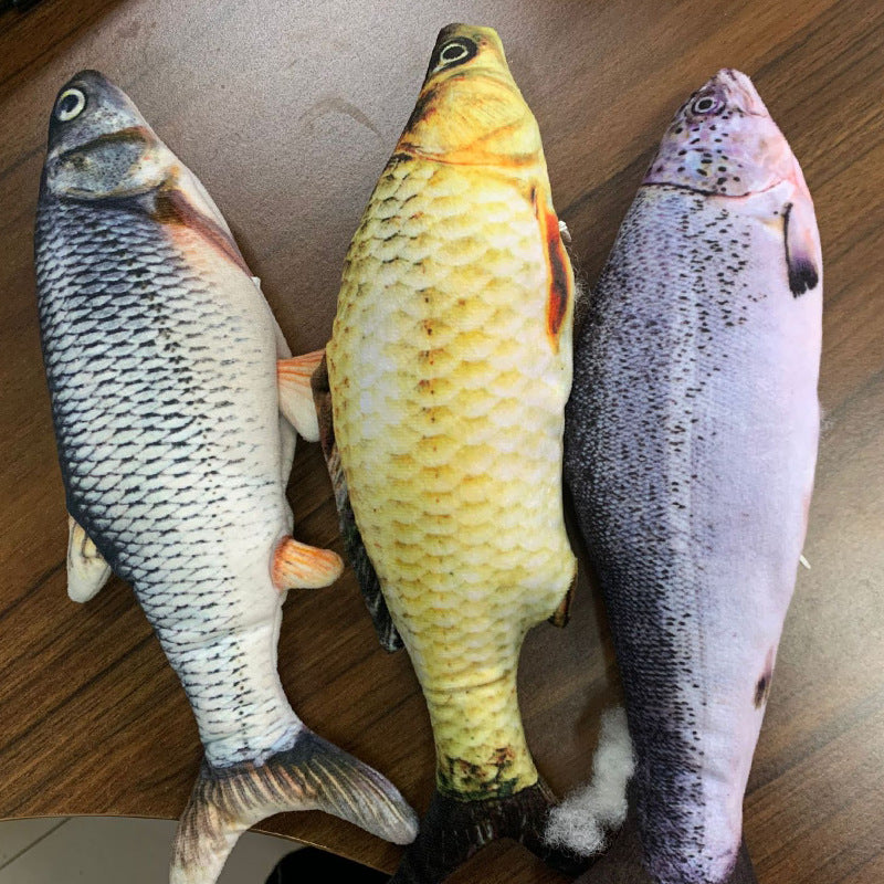 Gizlux Koi motion-activated flopping fish cat toy - image 1