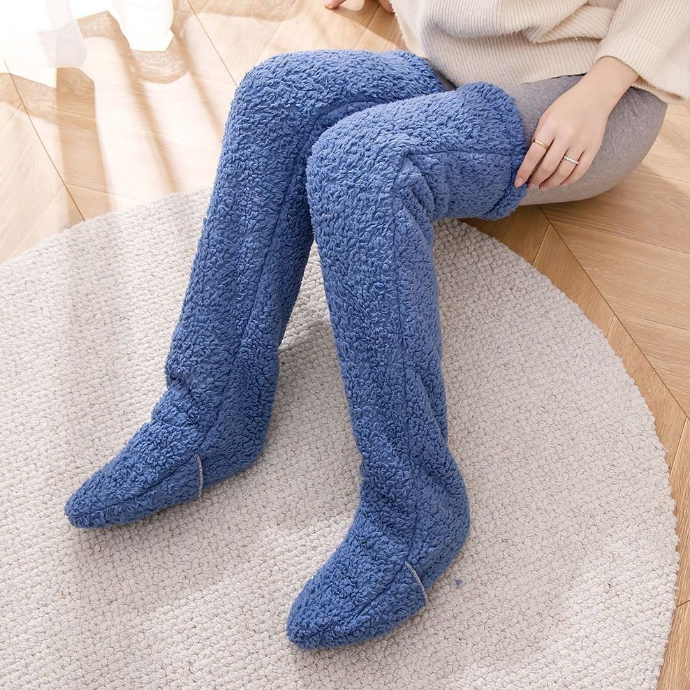 Gizlux over-the-knee fuzzy lounge socks - image 7