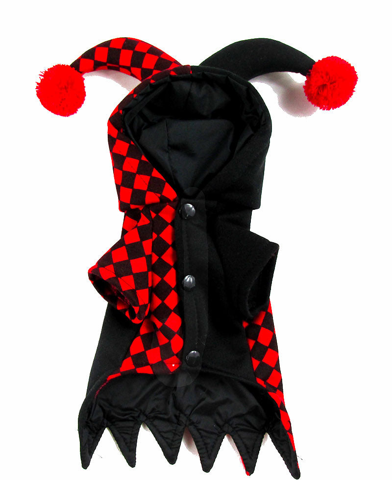 Gizlux jester clown dog costume - image 3