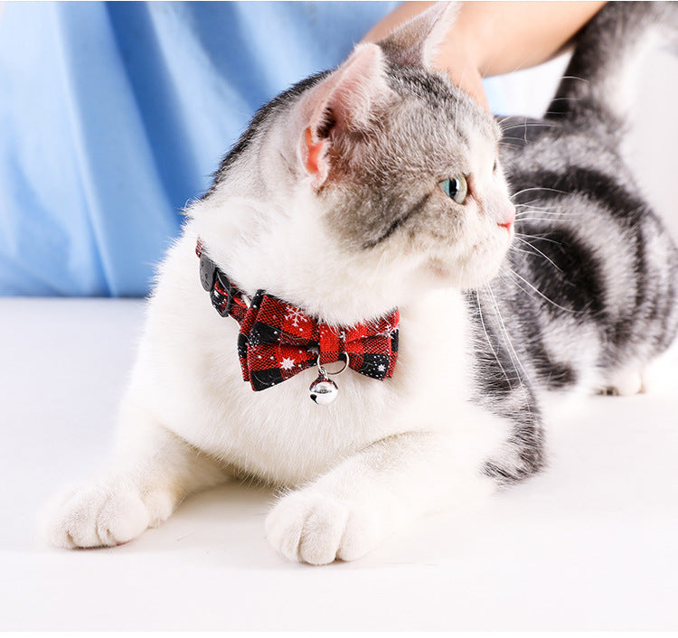 Gizlux plaid bow tie cat collar - image 9