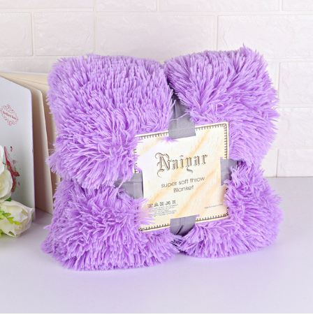 Gizlux shaggy faux fur throw blanket - image 7