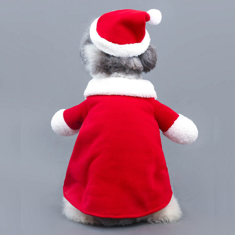 Gizlux standing Santa dog costume - image 8
