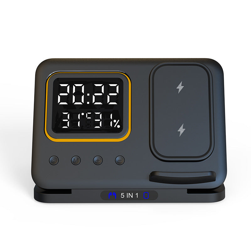 Gizlux Dock 5-in-1 wireless charger with LED alarm clock - image 7