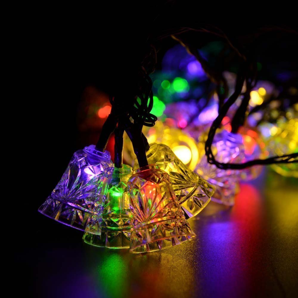 Gizlux snowman and bell LED string lights - image 7