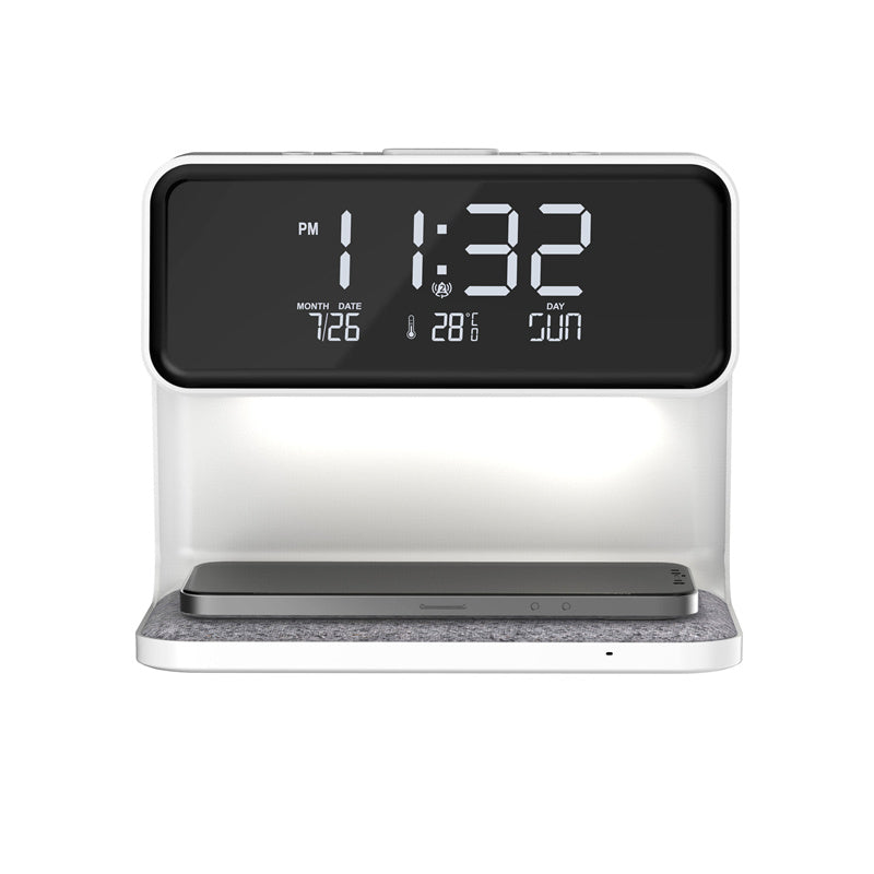 Gizlux Lumen 3-in-1 bedside lamp with wireless charging and clock - image 3
