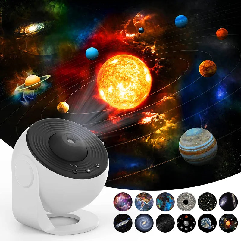 Gizlux Cosmos 12-in-1 galaxy planetarium projector - image 1