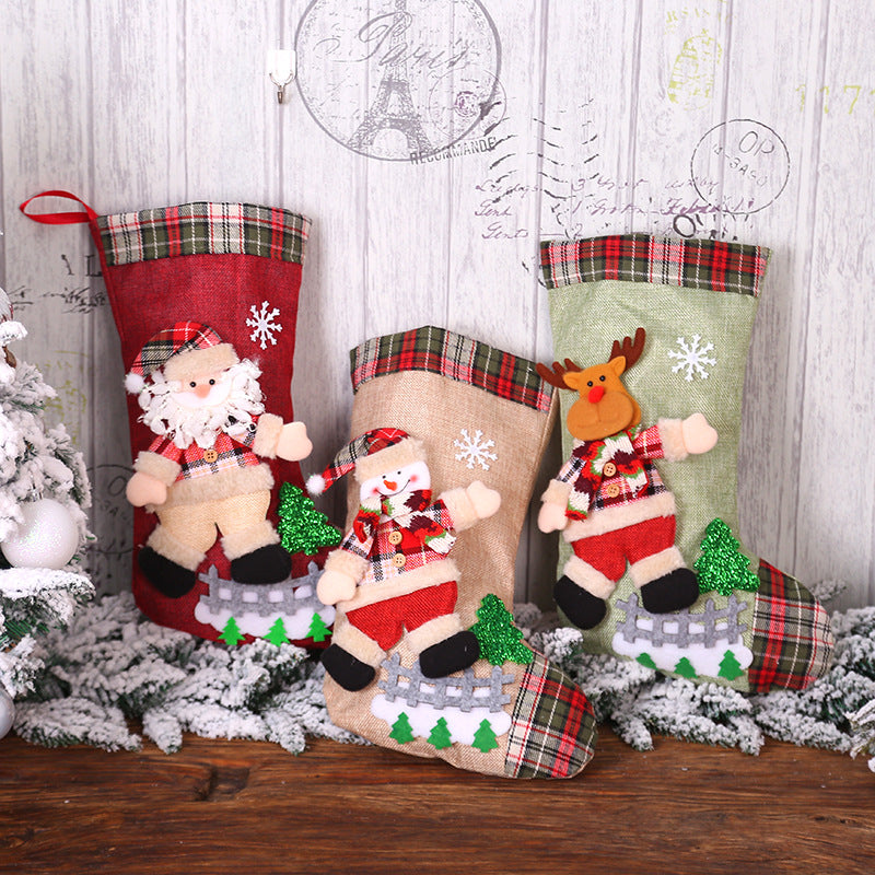 Gizlux plush 3D Christmas stocking - image 4