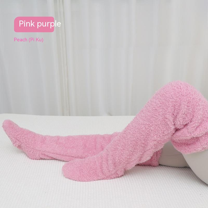 Gizlux over-the-knee fuzzy lounge socks - image 10