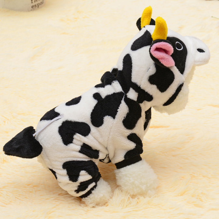 Gizlux cow hoodie dog costume - image 1