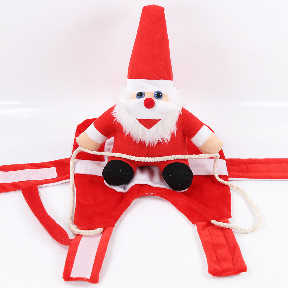 Gizlux cowboy and Santa rider dog costume - image 10