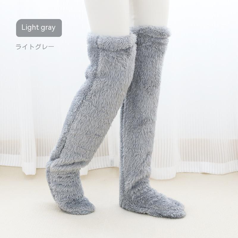 Gizlux over-the-knee fuzzy lounge socks - image 4