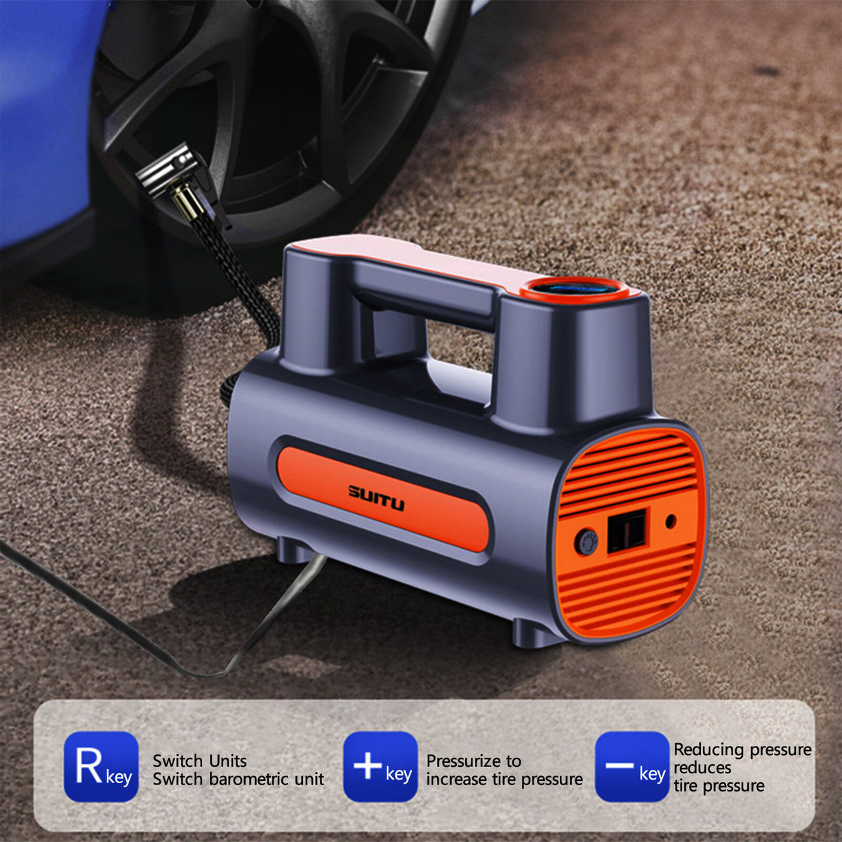 Gizlux cordless portable tire inflator - image 9