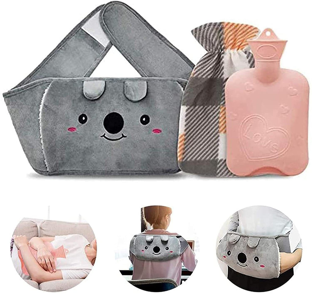 Gizlux hot water bottle with plush animal waist belt - image 2