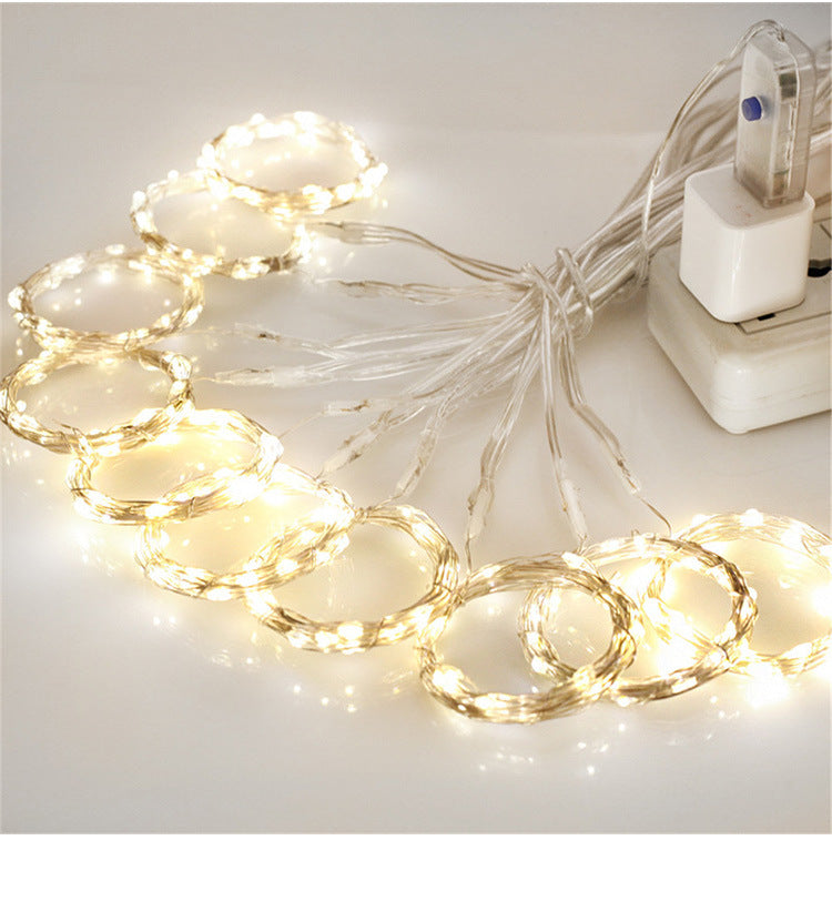 Gizlux 300-led curtain fairy lights with remote (3 x 3 m) - image 6