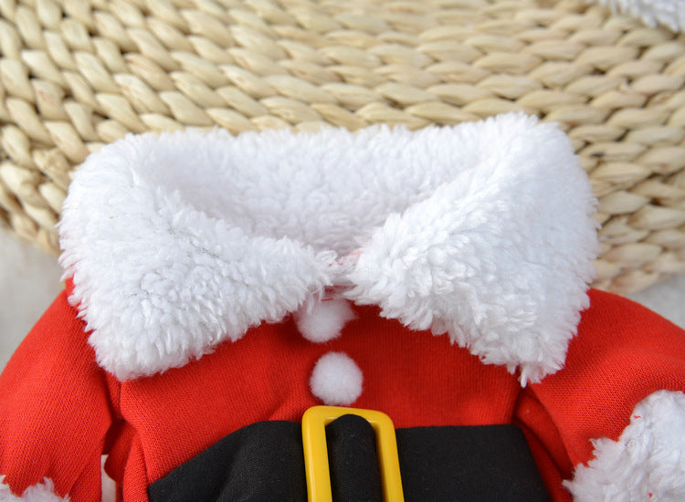 Gizlux standing Santa dog costume - image 5