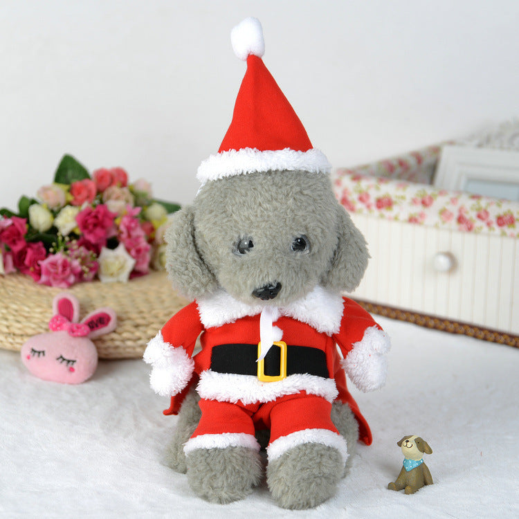 Gizlux standing Santa dog costume - image 2