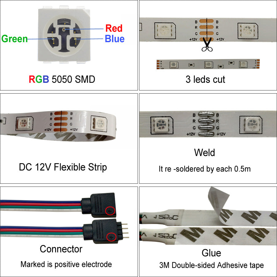 Gizlux Pulse RGB LED strip lights - image 1