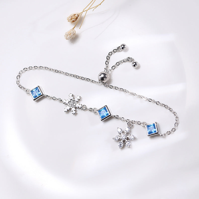 Gizlux snowflake bracelet (925 silver) - image 1