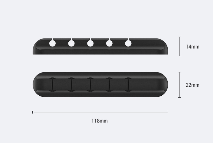 Gizlux Tidy silicone desk cable clips - image 6