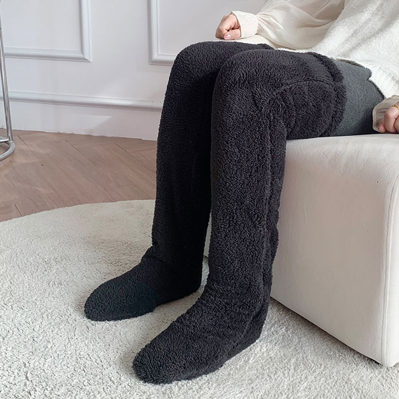 Gizlux over-the-knee fuzzy lounge socks - image 5