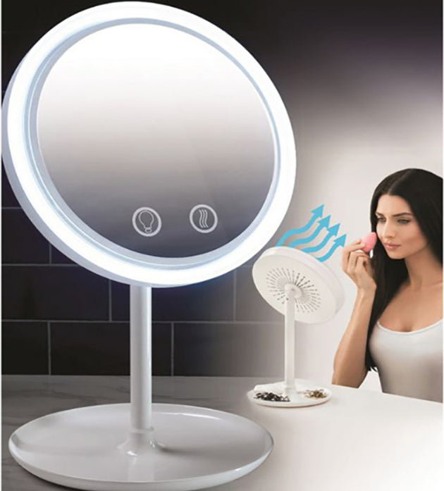 Gizlux LED makeup mirror with fan - image 5