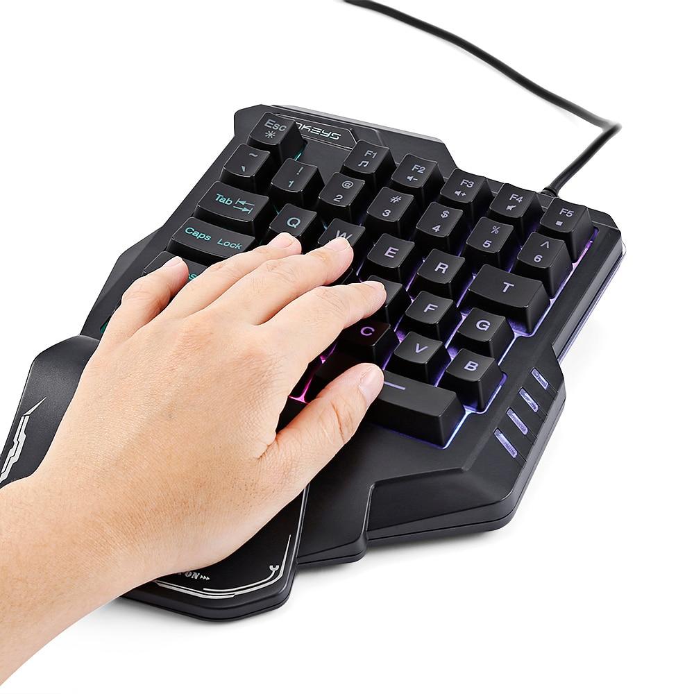 Gizlux one-handed RGB gaming keypad - image 5