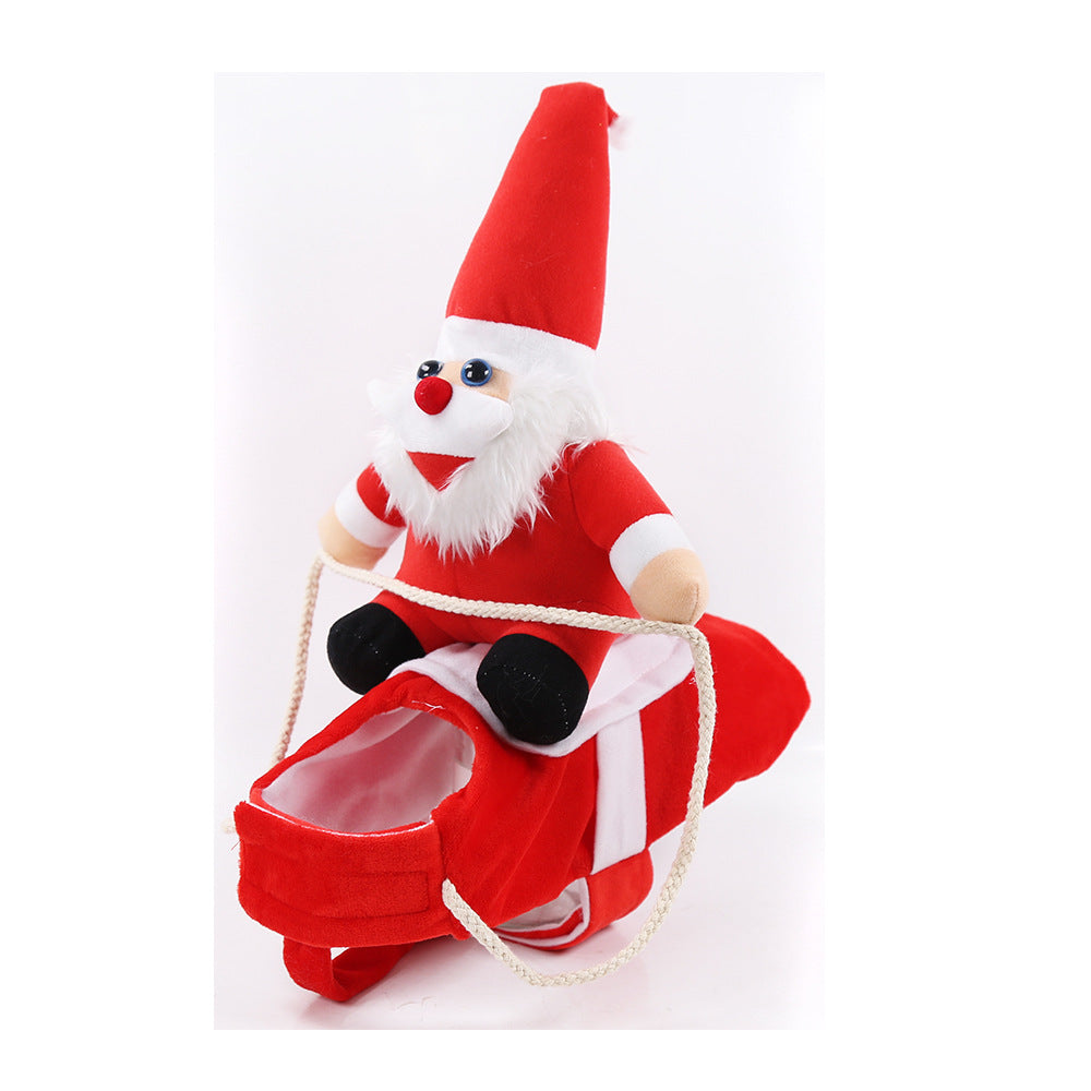 Gizlux cowboy and Santa rider dog costume - image 7