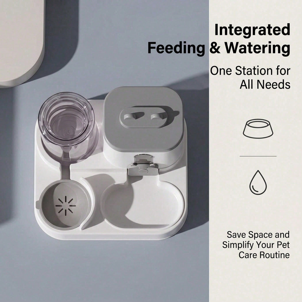 Gizlux Kitty 2-in-1 gravity pet food and water feeder - image 4