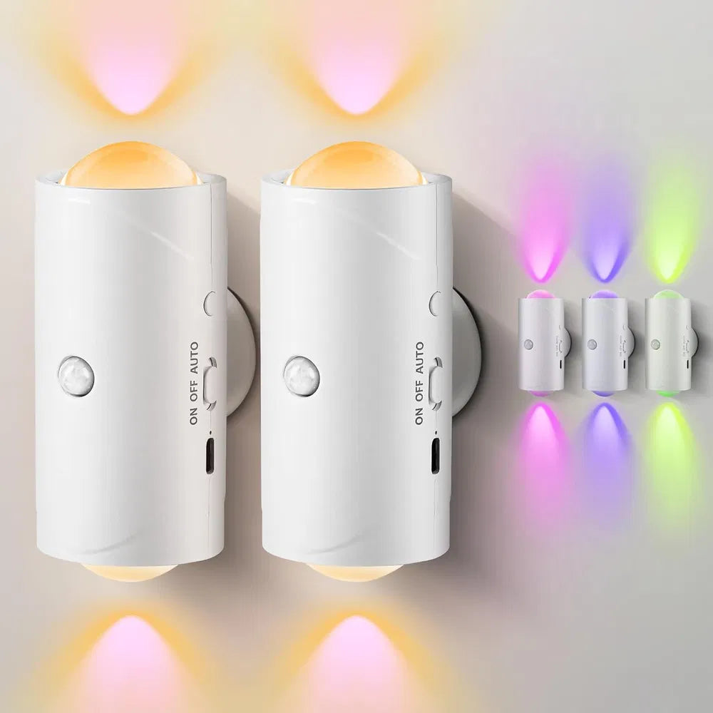 Gizlux Glow rechargeable motion-sensor night lights 2-pack - image 1