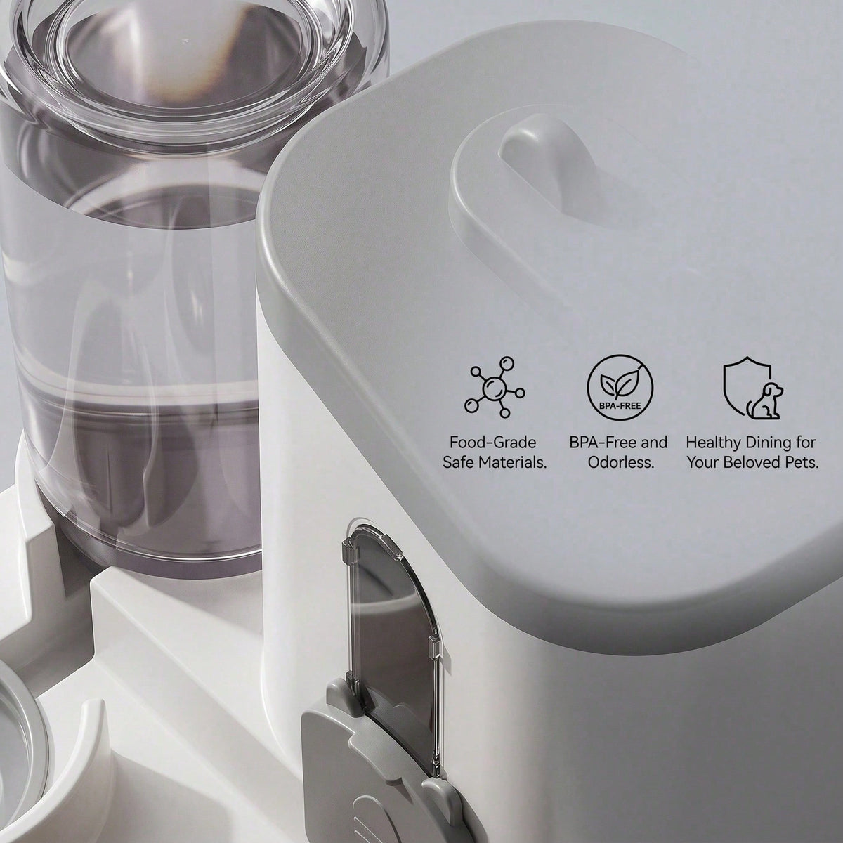 Gizlux Kitty 2-in-1 gravity pet food and water feeder - image 5
