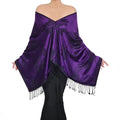 Gizlux jacquard pashmina-style shawl - image 8