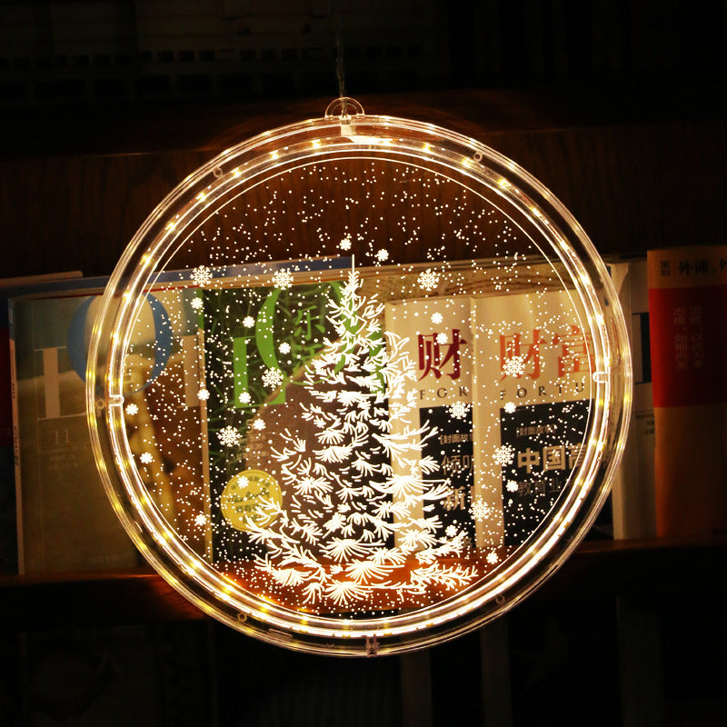 Gizlux Festive LED Christmas window silhouette lights - image 4