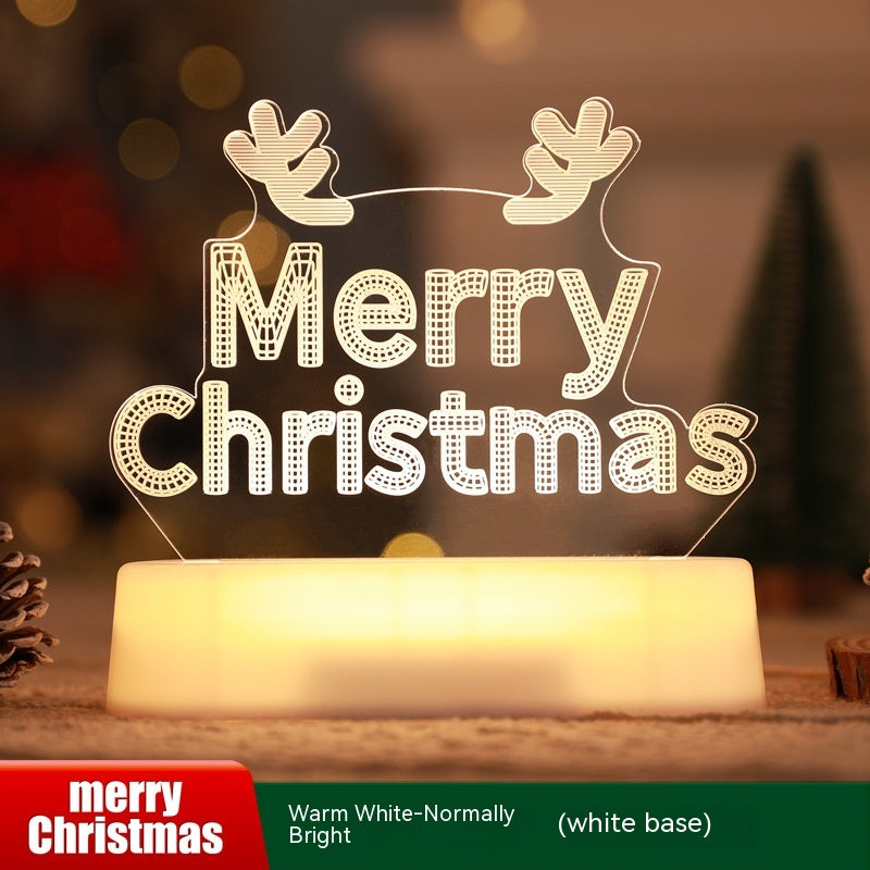 Gizlux christmas 3d acrylic led night light - image 6