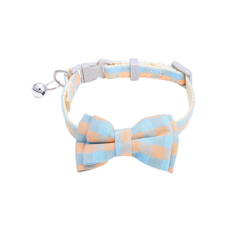 Gizlux plaid bow tie cat collar - image 1