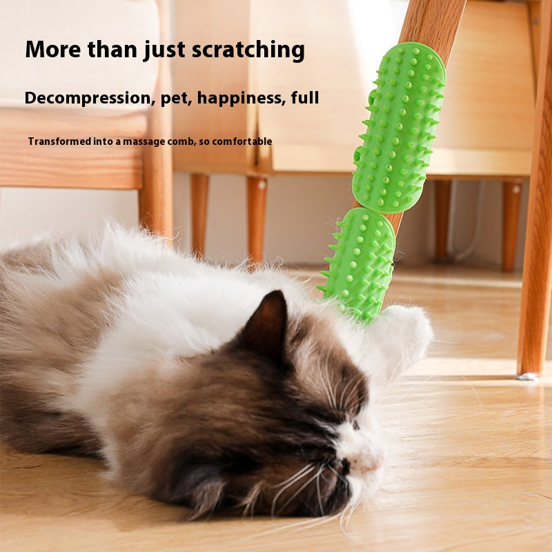 Gizlux Nuzzle wall-corner cat self-grooming brush - image 1