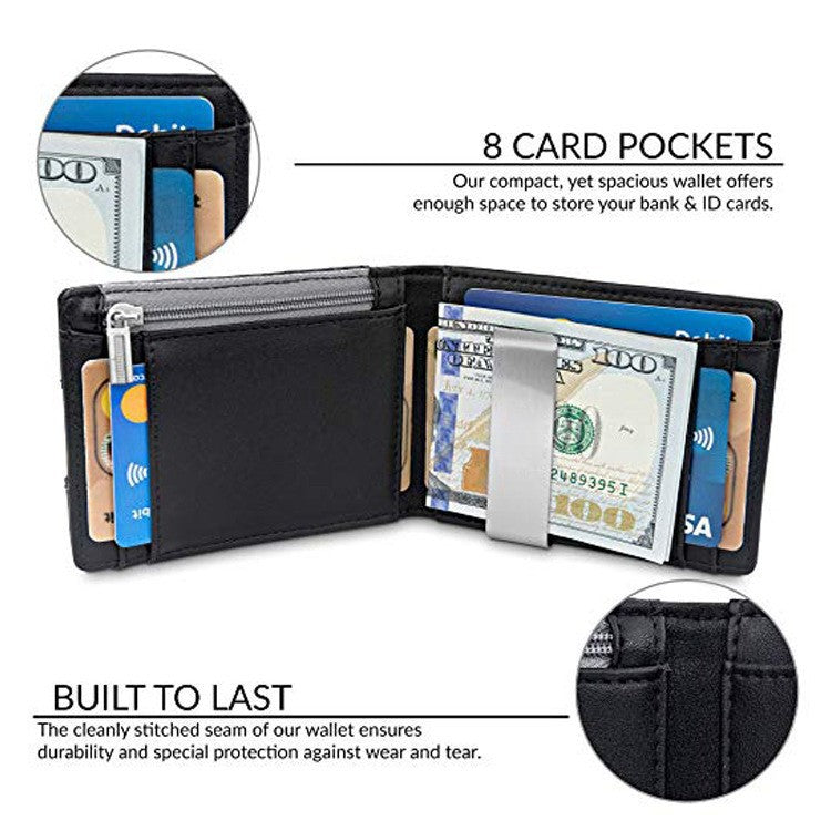 Gizlux slim money clip card wallet - image 3